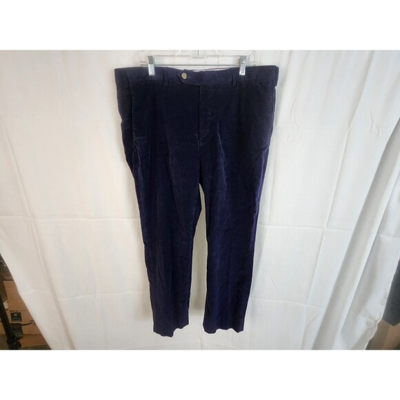 Samuelsohn Very Fine Corduroy Mens Pants ~ Color Blue ~ Size 40 Reg - Picture 1 of 6